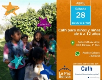 Cafh para niños y niñas de 6 a 8 años de edad y preadolescentes de 9 a 12 años